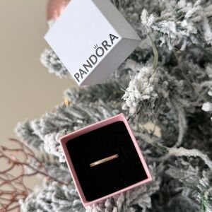 Pandora ME Pavé Rosegold Ring Size 6 (52)